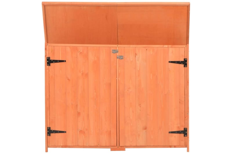 Puutarhan varastovaja puu 120x50x91 cm - Ruskea - Piha & ulkoaltaat - Lasiterassi & pihamökki - Varastot & liiterit - Varastot