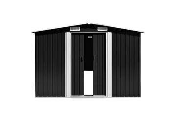 Puutarhavaja antrasiitti 257x990x181 cm galvanoitu teräs - Piha & ulkoaltaat - Lasiterassi & pihamökki - Varastot & liiterit - Varastot