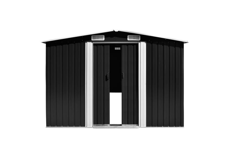 Puutarhavaja antrasiitti 257x990x181 cm galvanoitu teräs - Piha & ulkoaltaat - Lasiterassi & pihamökki - Varastot & liiterit - Varastot