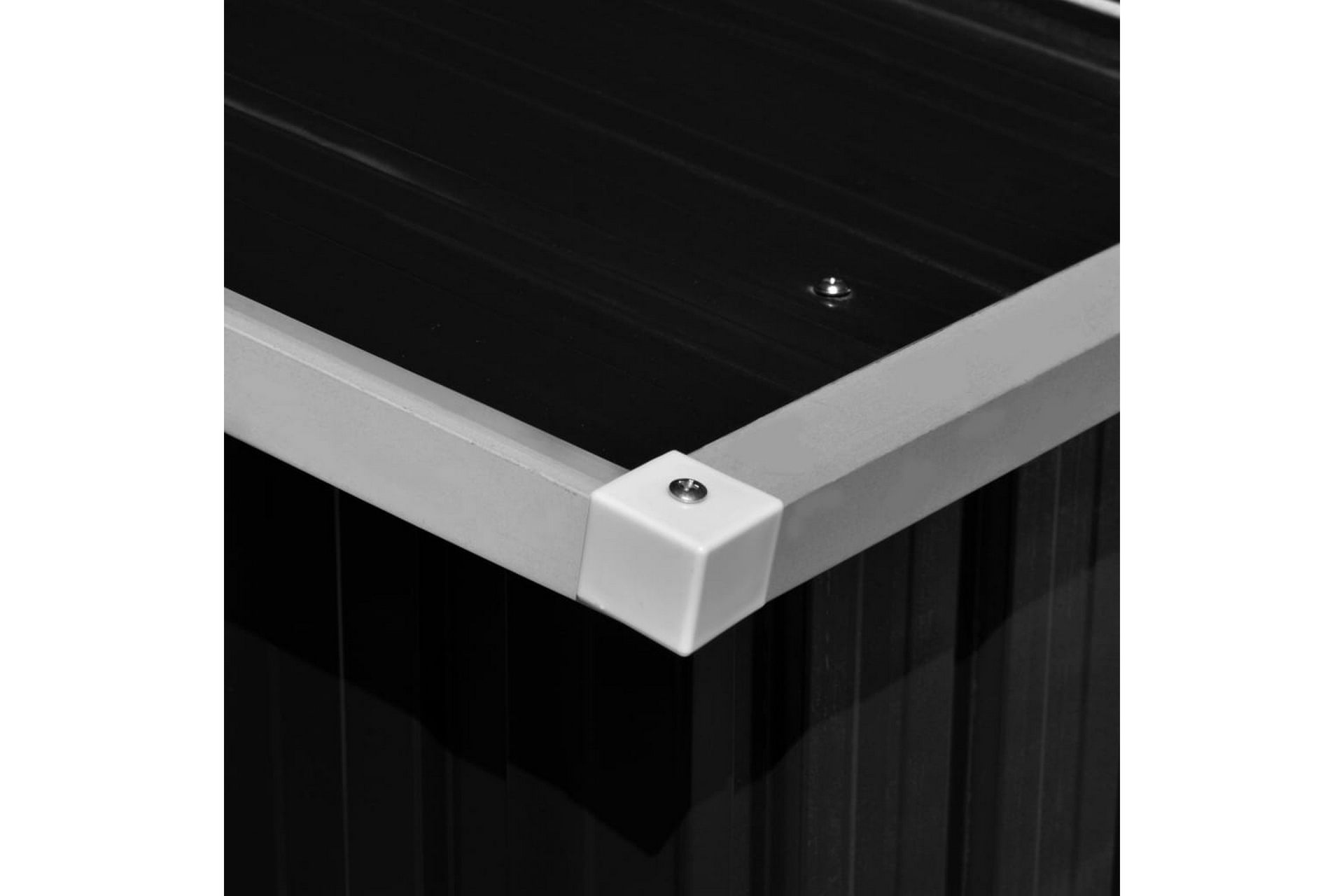 Puutarhavaja antrasiitti 257x990x181 cm galvanoitu teräs - Piha & ulkoaltaat - Lasiterassi & pihamökki - Varastot & liiterit - Varastot