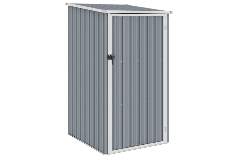 Puutarhavaja harmaa 87x98x159 cm galvanoitu teräs - Piha & ulkoaltaat - Lasiterassi & pihamökki - Varastot & liiterit - Varastot