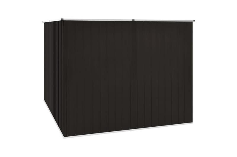 Puutarhavaja ruskea 195x198x159 cm galvanoitu teräs - Ruskea - Piha & ulkoaltaat - Lasiterassi & pihamökki - Varastot & liiterit - Varastot