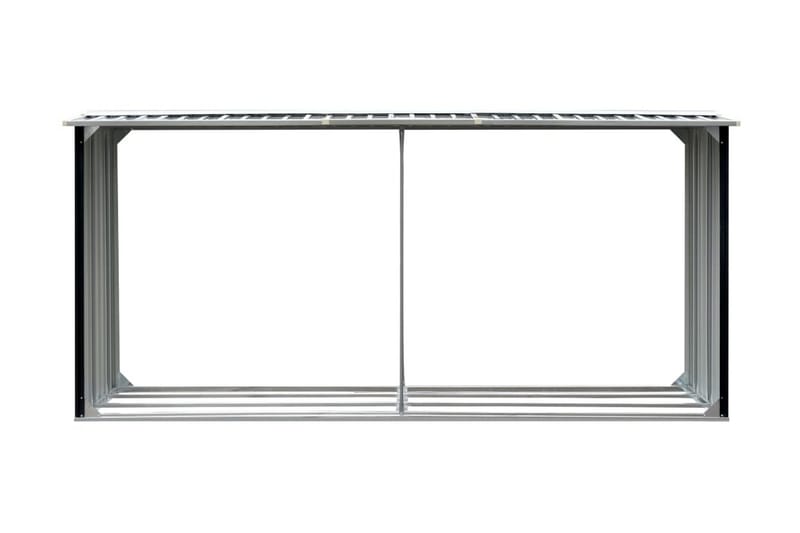 Puuvaja galvanoitu teräs 330x92x153 cm antrasiitti - Antrasiitti - Piha & ulkoaltaat - Lasiterassi & pihamökki - Varastot & liiterit - Varastot