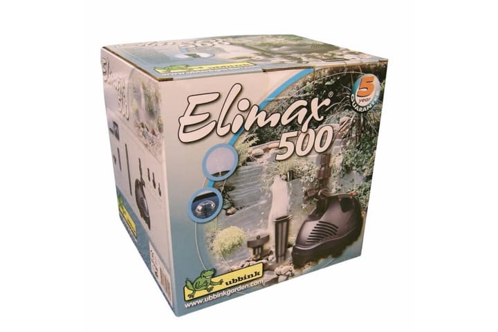 Ubbink Suihkulähteen pumppu Elimax 500 1351300 - Musta - Suihkulähdepumppu