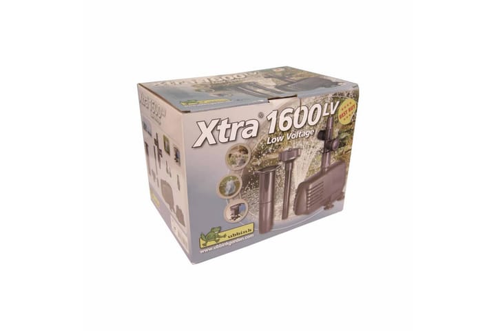 Ubbink Suihkulähteen pumppu Xtra 1600 LV - Musta - Suihkulähdepumppu