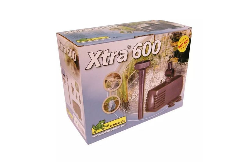 Ubbink Suihkulähteen Pumppu Xtra 600 1351949 - Musta - Piha & ulkoaltaat - Piha-alue - Pumput ja kastelu - Suihkulähdepumppu
