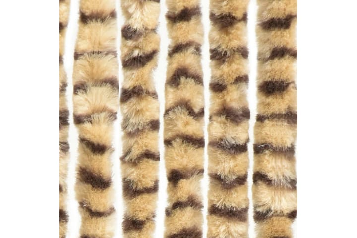 Hyönteisverho beige ja ruskea 100x220 cm Chenille - Beige - Hyttyssuoja - Hyttysverkko
 - Retkeilytarvikkeet