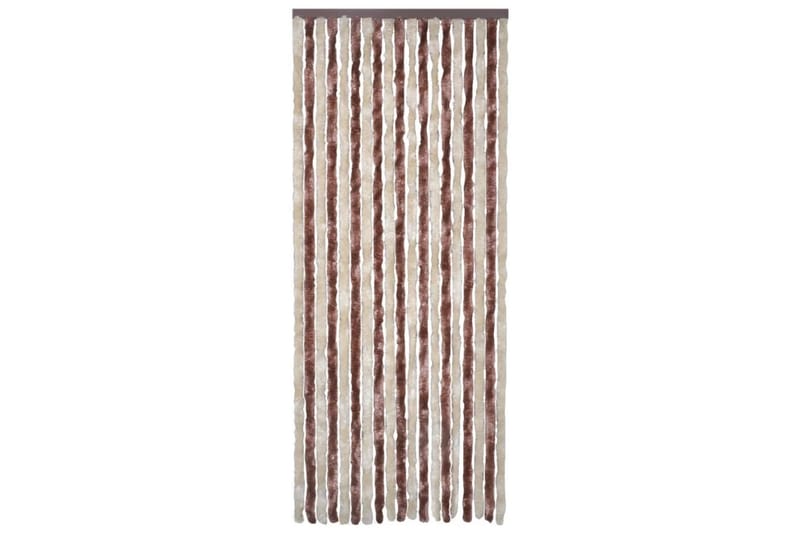 Hyönteisverho beige ja vaaleanruskea 90x200 cm Chenille - Piha & ulkoaltaat - Piha-alue - Puutarhakoristeet & pihatarvikkeet - Hyttysverkko