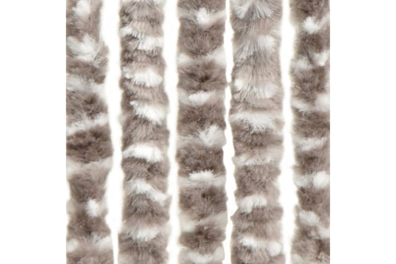 Hyönteisverho harmaanruskea ja valkoinen 100x220 cm Chenille - Taupe - Piha & ulkoaltaat - Piha-alue - Puutarhakoristeet & pihatarvikkeet - Hyttysverkko