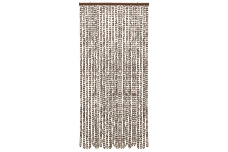 Hyönteisverho harmaanruskea ja valkoinen 100x220 cm Chenille - Taupe - Piha & ulkoaltaat - Piha-alue - Puutarhakoristeet & pihatarvikkeet - Hyttysverkko