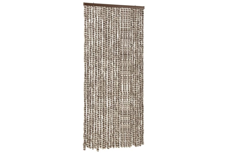 Hyönteisverho harmaanruskea ja valkoinen 100x220 cm Chenille - Taupe - Piha & ulkoaltaat - Piha-alue - Puutarhakoristeet & pihatarvikkeet - Hyttysverkko