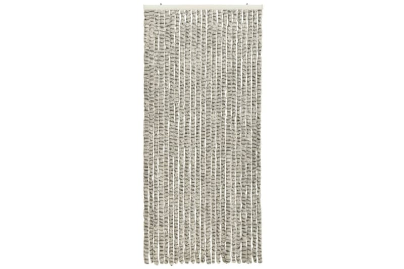 Hyönteisverho vaalean- ja tummanharmaa 90x220 cm Chenille - Harmaa - Piha & ulkoaltaat - Piha-alue - Puutarhakoristeet & pihatarvikkeet - Hyttysverkko