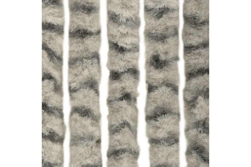 Hyönteisverho vaalean- ja tummanharmaa 90x220 cm Chenille - Harmaa - Piha & ulkoaltaat - Piha-alue - Puutarhakoristeet & pihatarvikkeet - Hyttysverkko