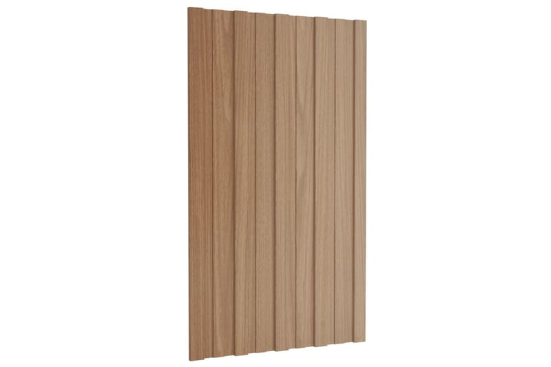 Kattopaneeli 12 kpl galvanoitu teräs vaalea puu 80x45 cm - Piha & ulkoaltaat - Piha-alue - Puutarhakoristeet & pihatarvikkeet - Ovikatos