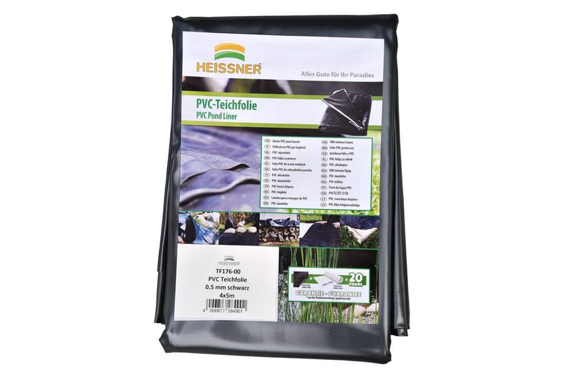 Allasmuovi Heissner PVC 1 mm, 6 x 1 m (6 neliötä) - 1 mm, 6 x 1 m (6 neliötä) - Piha & ulkoaltaat - Piha-alue - Puutarhakoristeet & pihatarvikkeet - Lampi & suihkulähde - Puutarhalampi