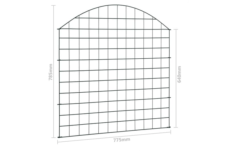 Lammen aitasarja kaareva 77,5x78,5 cm vihreä - Vihreä - Piha & ulkoaltaat - Piha-alue - Puutarhakoristeet & pihatarvikkeet - Lampi & suihkulähde - Allasmuovi lampi