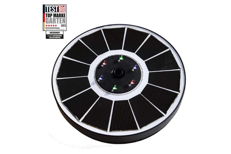Aurinkokennoallas Heissner Kelluva LED-valaistuksella - LED-valaistuksella - Piha & ulkoaltaat - Piha-alue - Puutarhakoristeet & pihatarvikkeet - Lampi & suihkulähde - Puutarhasuihkulähde