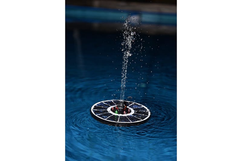 Aurinkokennoallas Heissner Kelluva LED-valaistuksella - LED-valaistuksella - Piha & ulkoaltaat - Piha-alue - Puutarhakoristeet & pihatarvikkeet - Lampi & suihkulähde - Puutarhasuihkulähde