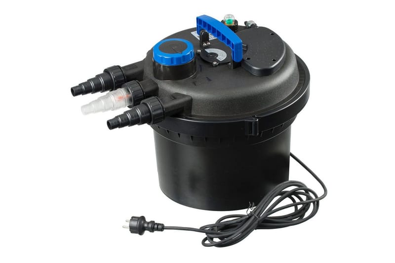Ubbink Lammen suodatin BioPressure 6000 PlusSet 9 W 1355416 - Musta - Piha & ulkoaltaat - Piha-alue - Puutarhakoristeet & pihatarvikkeet - Lampi & suihkulähde - Lammen suodatin