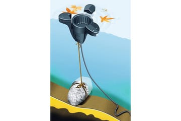 Lampukuorin Heissner Kelluva 2500 l/h - Piha & ulkoaltaat - Piha-alue - Puutarhakoristeet & pihatarvikkeet - Lampi & suihkulähde - Lammen suodatin