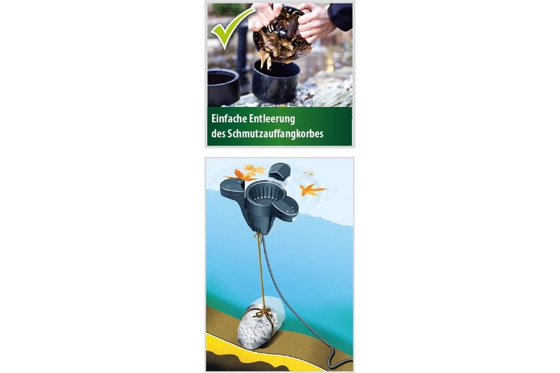 Lampukuorin Heissner Kelluva 2500 l/h - Piha & ulkoaltaat - Piha-alue - Puutarhakoristeet & pihatarvikkeet - Lampi & suihkulähde - Lammen suodatin