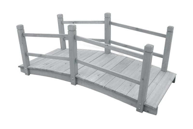 Puutarhasilta harmaa 140x60x56 cm täysi kuusi - Harmaa - Piha & ulkoaltaat - Piha-alue - Puutarhakoristeet & pihatarvikkeet - Lampi & suihkulähde - Puutarhalampi