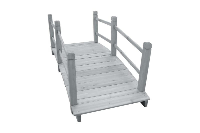 Puutarhasilta harmaa 140x60x56 cm täysi kuusi - Harmaa - Piha & ulkoaltaat - Piha-alue - Puutarhakoristeet & pihatarvikkeet - Lampi & suihkulähde - Puutarhalampi