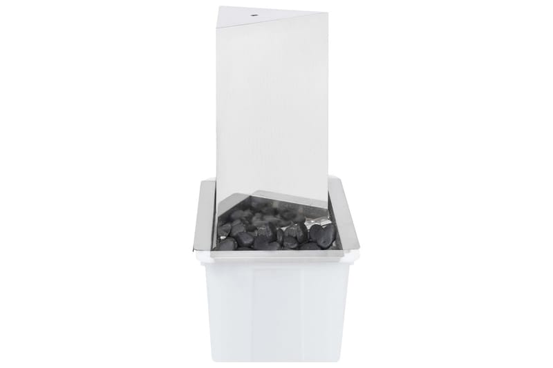 Puutarhan suihkulähde LED:llä ruostumaton teräs 76 cm kolmio - Piha & ulkoaltaat - Piha-alue - Puutarhakoristeet & pihatarvikkeet - Lampi & suihkulähde - Puutarhasuihkulähde