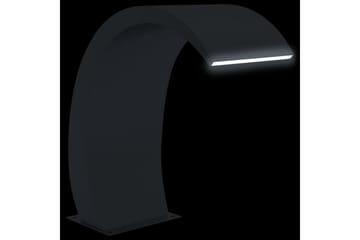 Uima-altaan LED-suihkulähde 304 ruostumaton teräs 30x60x70cm - Hopea - Piha & ulkoaltaat - Piha-alue - Puutarhakoristeet & pihatarvikkeet - Lampi & suihkulähde - Puutarhasuihkulähde