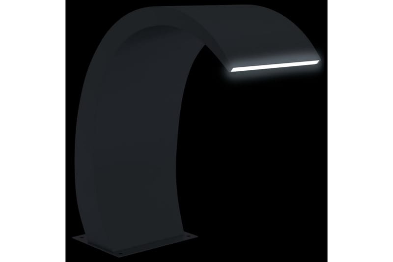 Uima-altaan LED-suihkulähde 304 ruostumaton teräs 30x60x70cm - Hopea - Piha & ulkoaltaat - Piha-alue - Puutarhakoristeet & pihatarvikkeet - Lampi & suihkulähde - Puutarhasuihkulähde