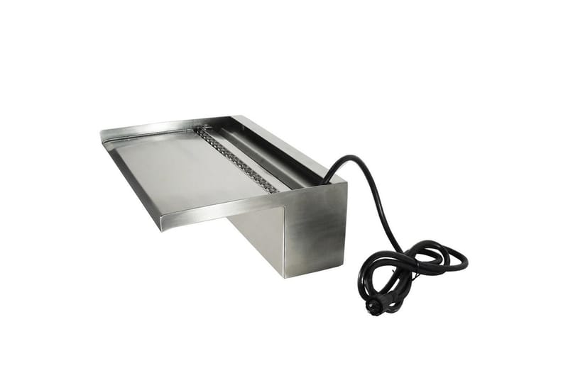 Ubbink Niagara vesiputous LED:eillä 90 cm ruostumaton teräs - Hopea - Piha & ulkoaltaat - Piha-alue - Puutarhakoristeet & pihatarvikkeet - Lampi & suihkulähde - Vesiputous lampi
