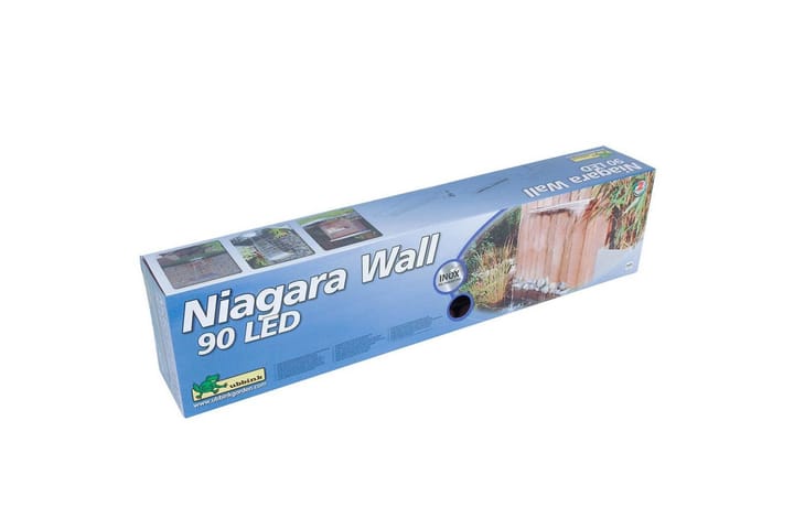 Ubbink Niagara vesiputous LED:eillä 90 cm ruostumaton teräs - Hopea - Vesiputous lampi