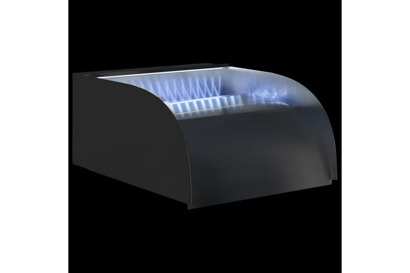 Vesiputous LED-valoilla 304 ruostumaton teräs 30x34x14 cm - Hopea - Piha & ulkoaltaat - Piha-alue - Puutarhakoristeet & pihatarvikkeet - Lampi & suihkulähde - Vesiputous lampi