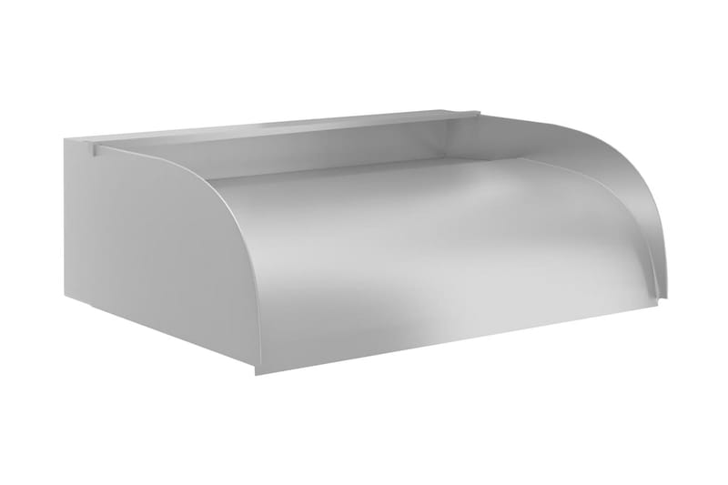 Vesiputous LED-valoilla 304 ruostumaton teräs 45x34x14 cm - Hopea - Piha & ulkoaltaat - Piha-alue - Puutarhakoristeet & pihatarvikkeet - Lampi & suihkulähde - Vesiputous lampi