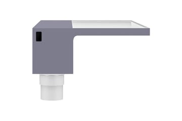 Vesiputous RGB LED-valoilla akryyli 45 cm - Läpinäkyvä - Piha & ulkoaltaat - Piha-alue - Puutarhakoristeet & pihatarvikkeet - Lampi & suihkulähde - Vesiputous lampi