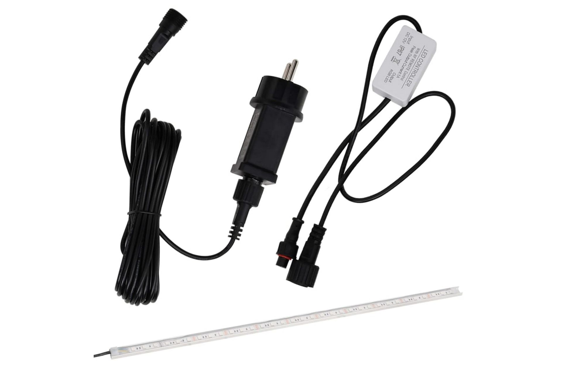 Vesiputous RGB LED-valoilla akryyli 45 cm - Läpinäkyvä - Piha & ulkoaltaat - Piha-alue - Puutarhakoristeet & pihatarvikkeet - Lampi & suihkulähde - Vesiputous lampi