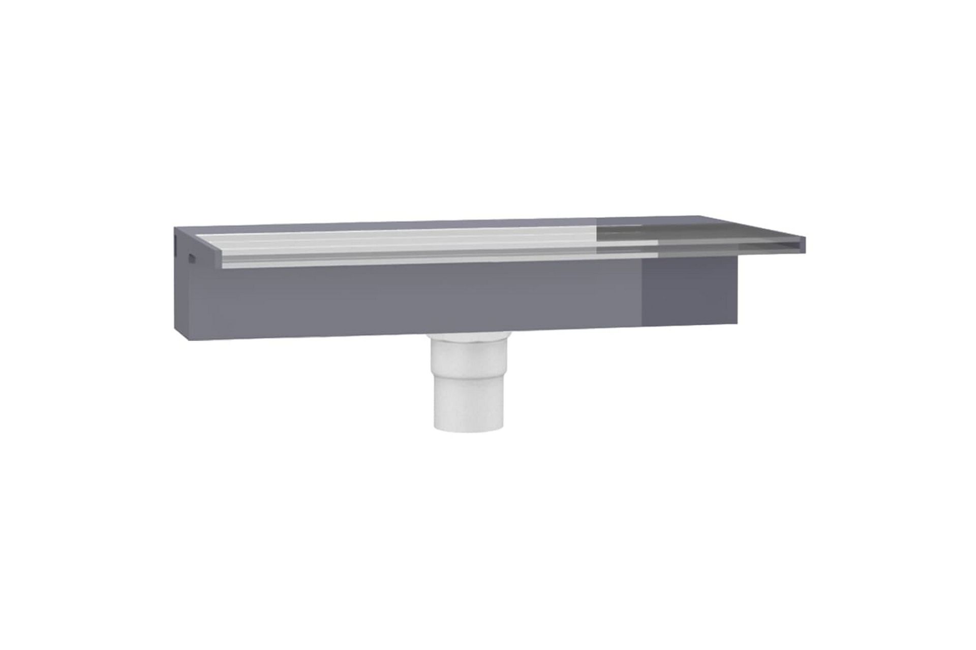 Vesiputous RGB LED-valoilla akryyli 45 cm - Läpinäkyvä - Piha & ulkoaltaat - Piha-alue - Puutarhakoristeet & pihatarvikkeet - Lampi & suihkulähde - Vesiputous lampi