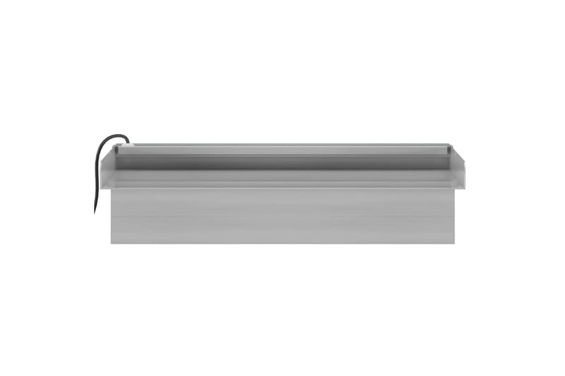 Vesiputous RGB LED-valoilla ruostumaton teräs 30 cm - Hopea - Piha & ulkoaltaat - Piha-alue - Puutarhakoristeet & pihatarvikkeet - Lampi & suihkulähde - Vesiputous lampi