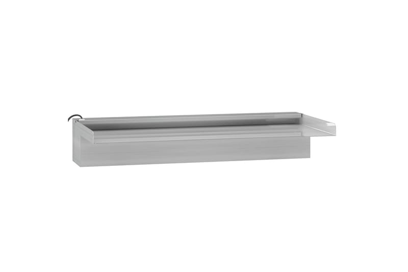 Vesiputous RGB LED-valoilla ruostumaton teräs 45 cm - Hopea - Piha & ulkoaltaat - Piha-alue - Puutarhakoristeet & pihatarvikkeet - Lampi & suihkulähde - Vesiputous lampi