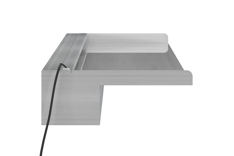Vesiputous RGB LED-valoilla ruostumaton teräs 90 cm - Hopea - Piha & ulkoaltaat - Piha-alue - Puutarhakoristeet & pihatarvikkeet - Lampi & suihkulähde - Vesiputous lampi