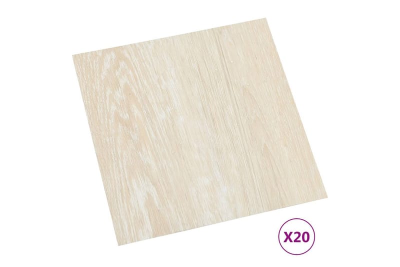 Itsekiinnittyvä lattialankku 20 kpl PVC 1,86 m² beige - Beige - Piha & ulkoaltaat - Piha-alue - Puutarhakoristeet & pihatarvikkeet - Terassilaatat