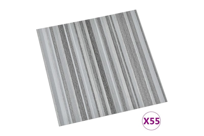 Itsekiinnittyvä lattialankku 55 kpl PVC 5,11m² vaaleanharmaa - Harmaa - Piha & ulkoaltaat - Piha-alue - Puutarhakoristeet & pihatarvikkeet - Terassilaatat