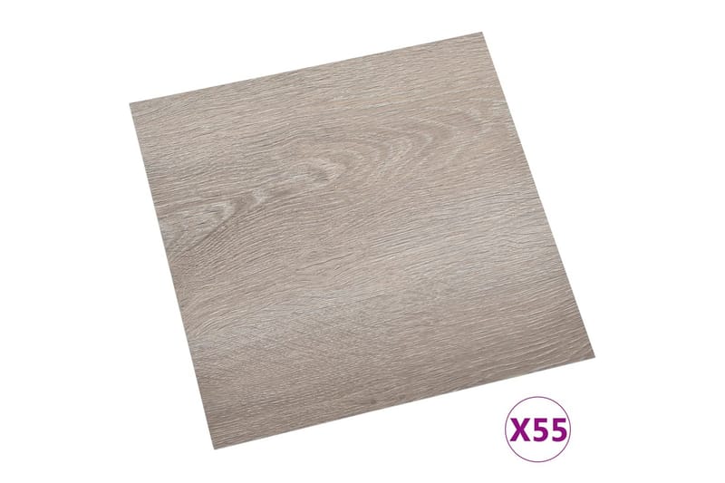 Itsekiinnittyvä lattialankku 55 kpl PVC 5,11 m² taupe - Taupe - Piha & ulkoaltaat - Piha-alue - Puutarhakoristeet & pihatarvikkeet - Terassilaatat