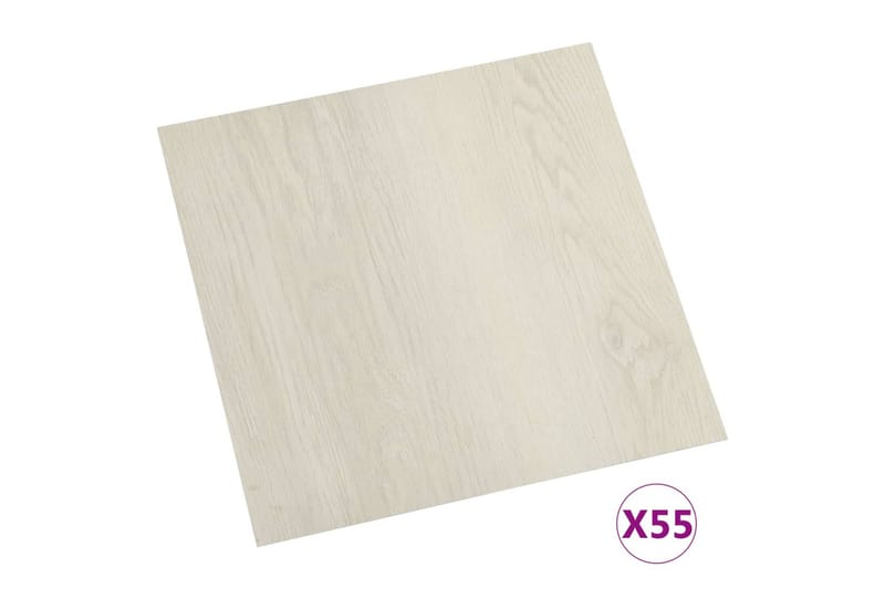 Itsekiinnittyvä lattialankku 55 kpl PVC 5,11 m² beige - Beige - Piha & ulkoaltaat - Piha-alue - Puutarhakoristeet & pihatarvikkeet - Terassilaatat