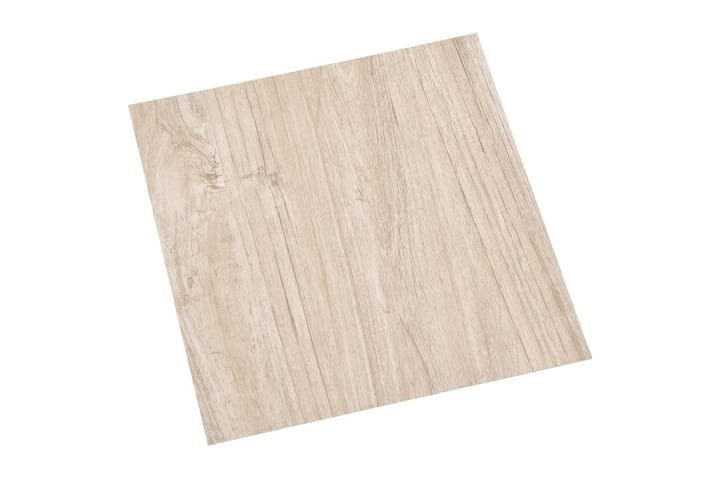 Itsekiinnittyvä lattialankku 55 kpl PVC 5,11 mÂ² vaaleanrusk - Ruskea - Ritilä parvekkeelle - Lattia - Terassilaatat