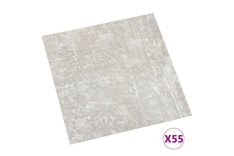 Itsekiinnittyvä lattialankku 55 kpl PVC 5,11m² vaaleanharmaa - Harmaa - Piha & ulkoaltaat - Piha-alue - Puutarhakoristeet & pihatarvikkeet - Terassilaatat