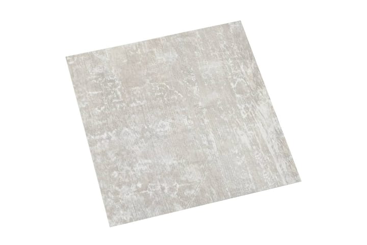 Itsekiinnittyvä lattialankku 55 kpl PVC 5,11m² vaaleanharmaa - Harmaa - Ritilä parvekkeelle - Lattia - Terassilaatat