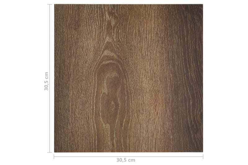 Itsekiinnittyvä lattialankku 55 kpl PVC 5,11 m² ruskea - Ruskea - Piha & ulkoaltaat - Piha-alue - Puutarhakoristeet & pihatarvikkeet - Terassilaatat