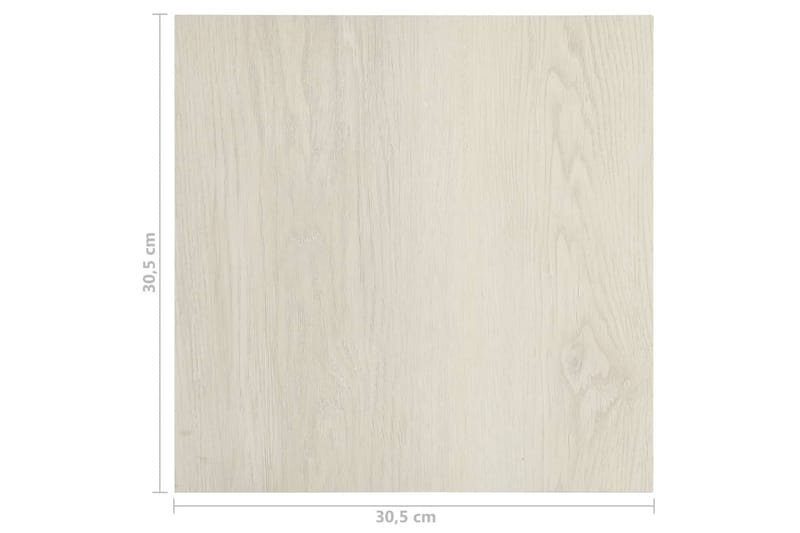 Itsekiinnittyvä lattialankku 55 kpl PVC 5,11 m² beige - Beige - Ritilä parvekkeelle - Lattia - Terassilaatat