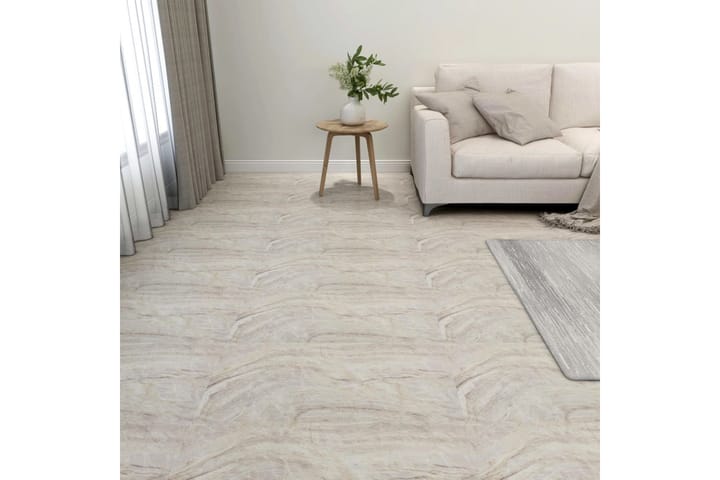 Itsekiinnittyvät lattialankut 20 kpl PVC 1,86 m² beige - Ritilä parvekkeelle - Lattia - Terassilaatat